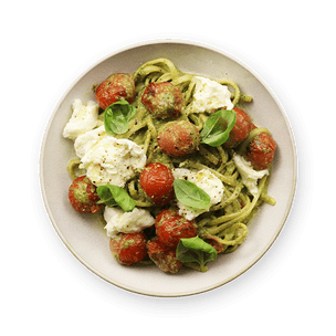 homemade-pesto-and-cherry-tomato-linguini