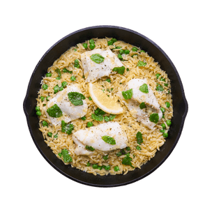 cod-with-lemony-orzo-et-peas