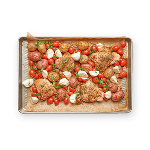 poulet-caprese-et-pommes-de-terre-au-air-fryer