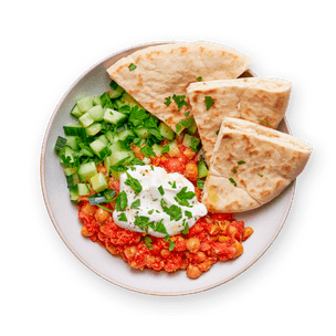 pois-chiches-a-la-tomate-yaourt-et-pita
