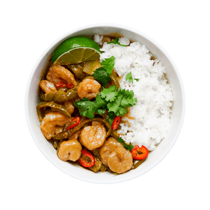 green-thai-curry-shrimp-with-rice