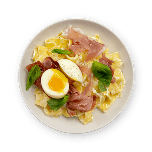 pappardelle-with-prosciutto-and-soft-boiled-egg