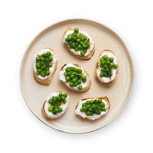 crostini-ricotta-petits-pois-et-menthe