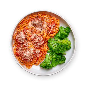 spaghettis-rapides-et-boulettes-de-viande-au-brocoli
