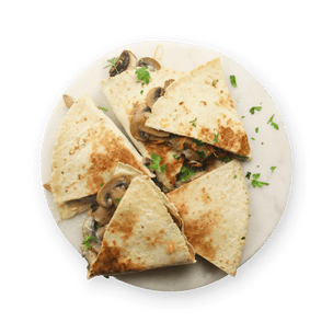 mushroom-quesadillas