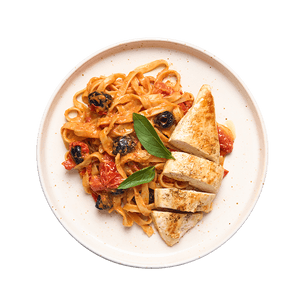 tomato-and-olive-fettuccine-with-chicken