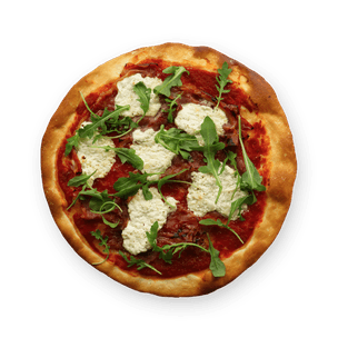 prosciutto-and-ricotta-pizza