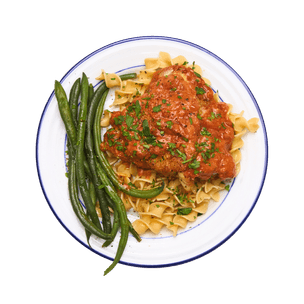 chicken-paprikash-with-egg-noodles-and-green-beans