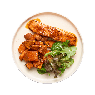 air-fryer-teriyaki-salmon-and-sweet-potatoes