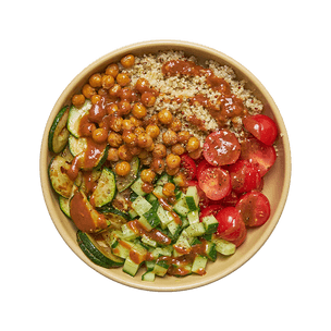 buddha-bowl-with-veggies-and-peanut-sauce