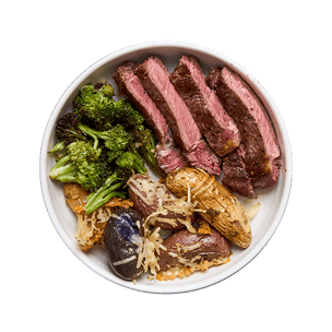 steak-with-cheesy-pesto-potatoes-and-broccoli