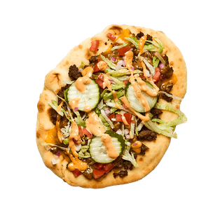 cheeseburger-flatbread