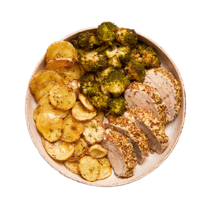 mustard-pork-tenderloin-with-broccoli-and-potatoes