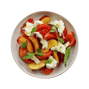 tomato-nectarine-and-basil-salad