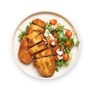 eggplant-milanese-with-arugula-salad