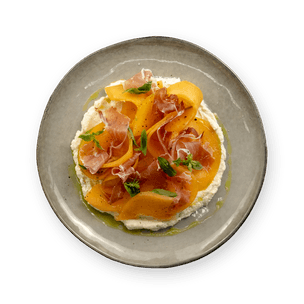 prosciutto-and-melon-over-ricotta