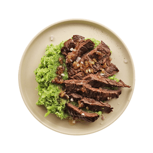 steak-with-mashed-broccoli