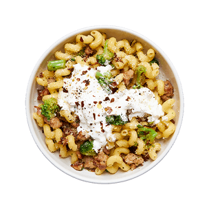 sausage-et-broccoli-burrata-pasta