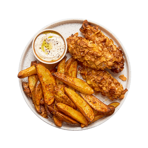 air-fryer-crispy-chicken-et-potatoes