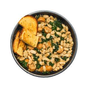 chicken-sausage-white-bean-skillet