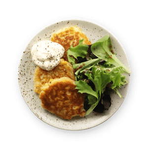 corn-fritters-with-yogurt-sauce