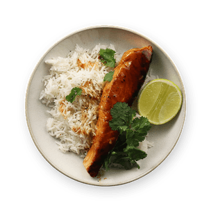 spicy-glazed-salmon-with-rice