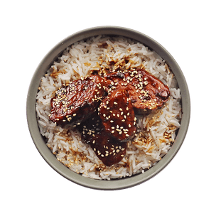 soy-glazed-pork-with-rice