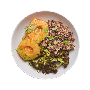 pineapple-glazed-salmon-with-broccoli