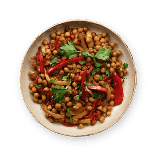 spiced-chickpea-and-pepper-bowl