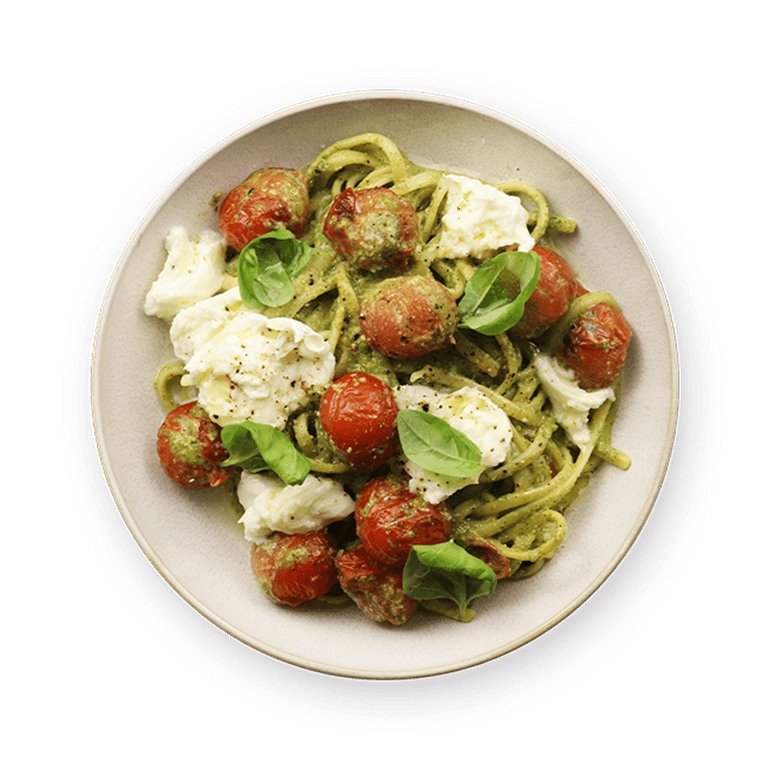 Jow Recette Pasta verde & tomates cerises