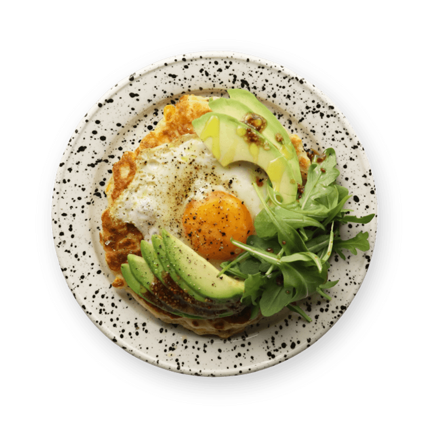 Corn Cakes with Egg & Avocado