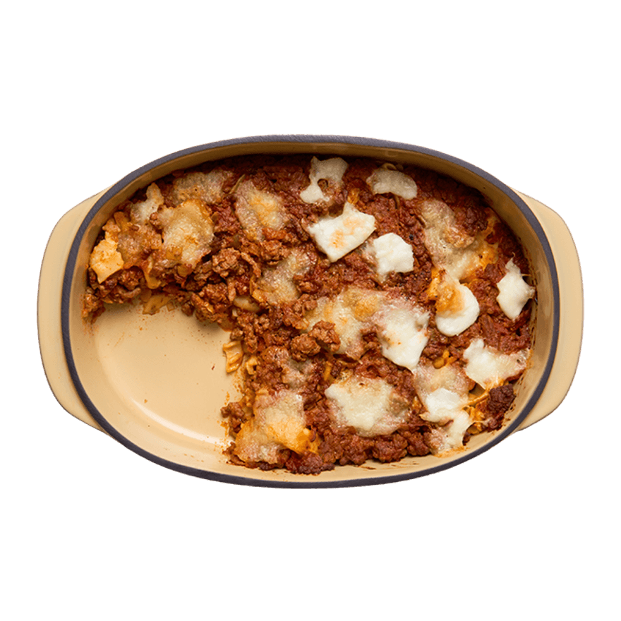 Easy Bolognese Baked Pasta