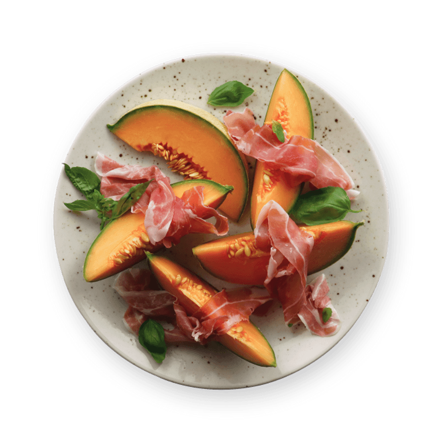 Cantaloupe & Prosciutto Plate