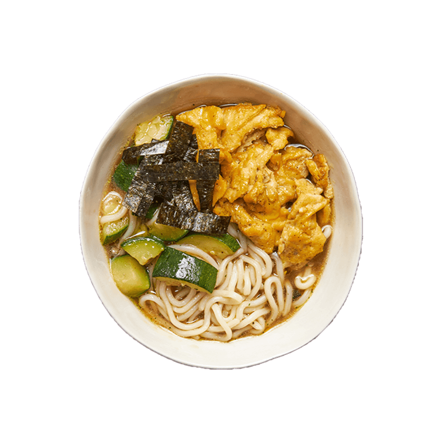 Ramen courgettes & œufs