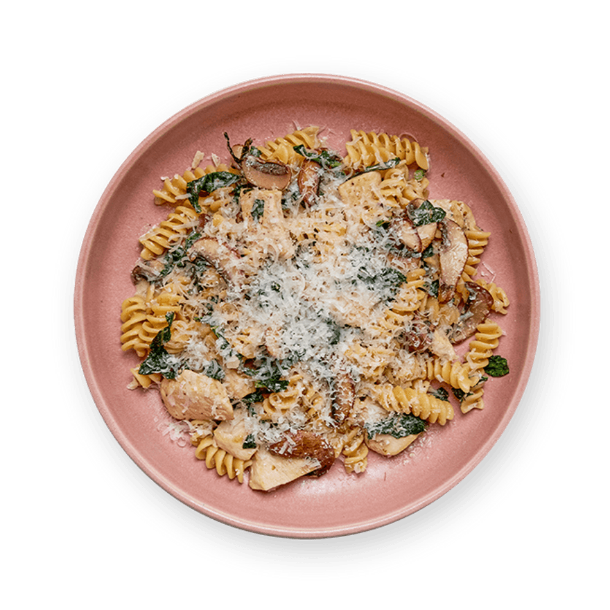Creamy Chicken & Mushroom Pasta