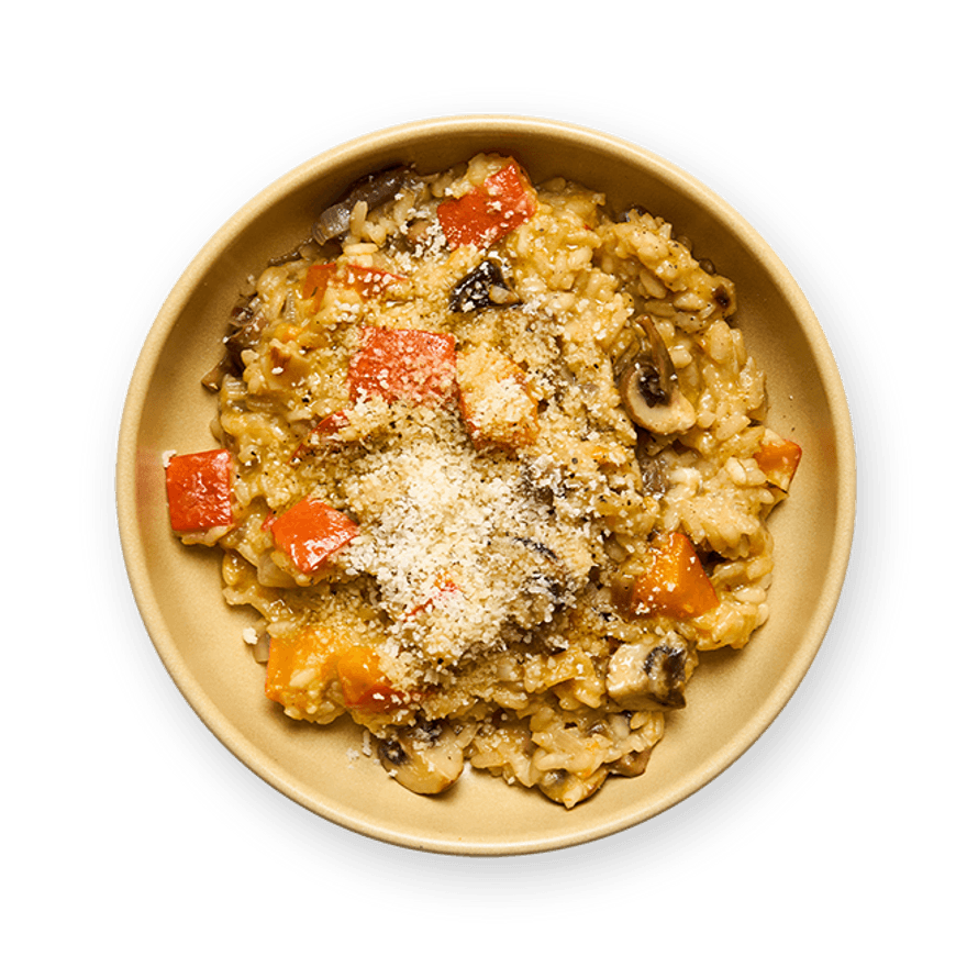 Squash & Mushroom Risotto