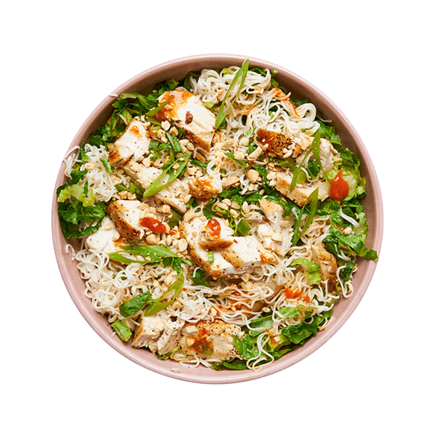 Ramen Noodle Salad with Chicken