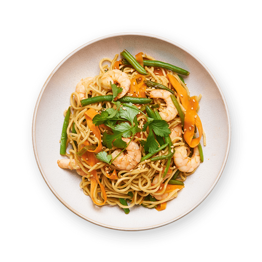 Shrimp & Veggie Noodle Bowl