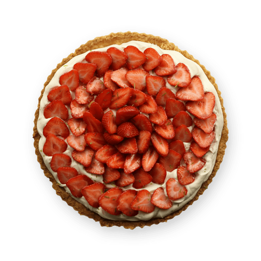 Strawberries & Cream Tart