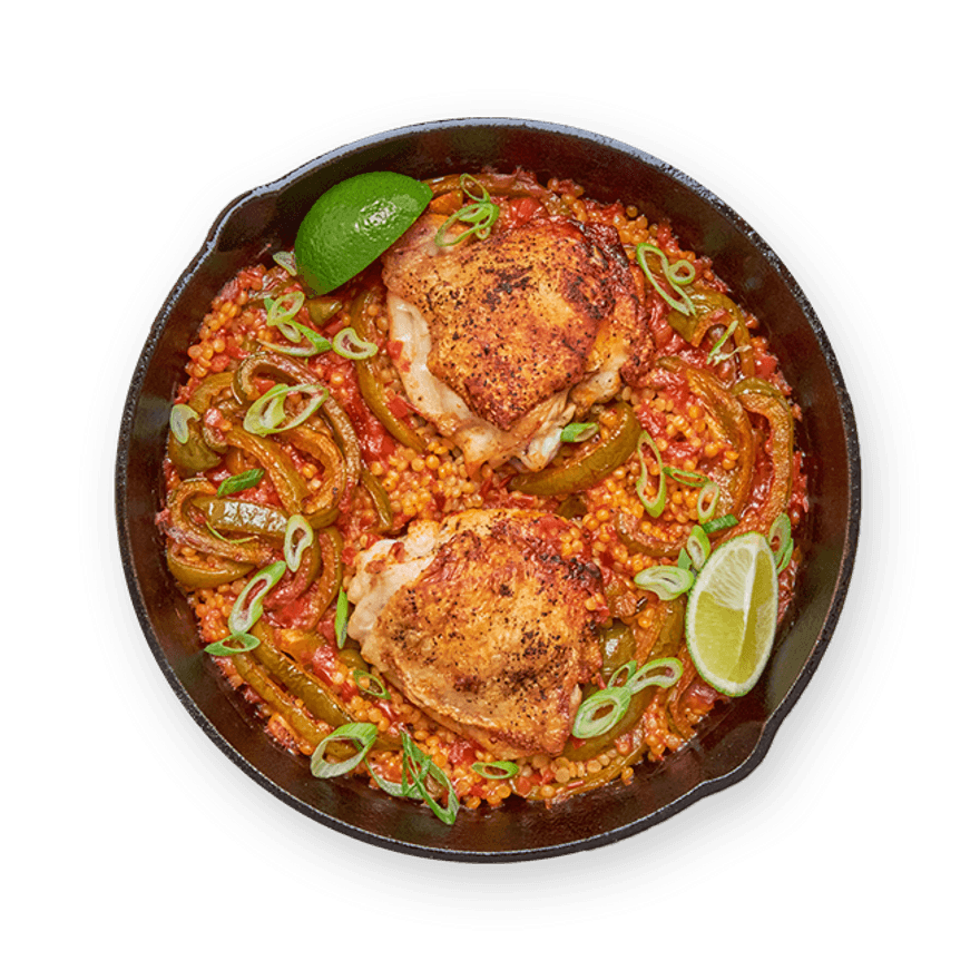 Honey Harissa Chicken Skillet