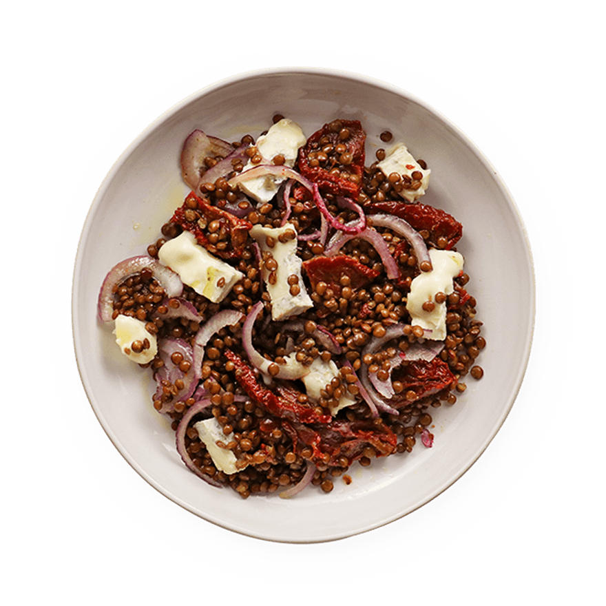 Lentil & Blue Cheese Salad