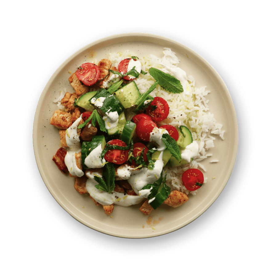 Mediterranean Chicken & Rice Bowl