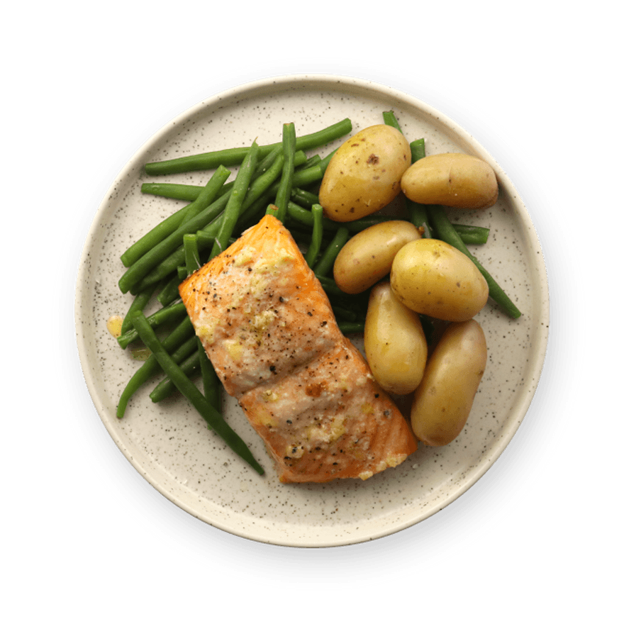 Garlic Roasted Salmon