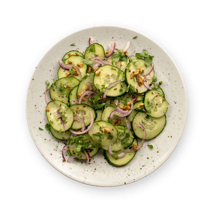 Cucumber & Red Onion Salad