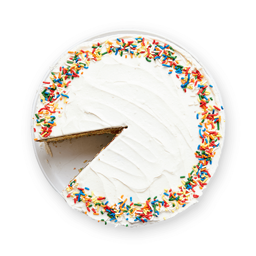 Rainbow Sprinkle Birthday Cake