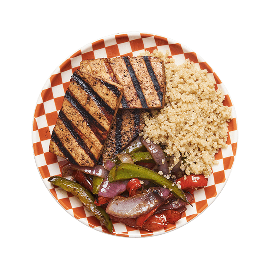 Bangin' Balsamic Tofu with Quinoa