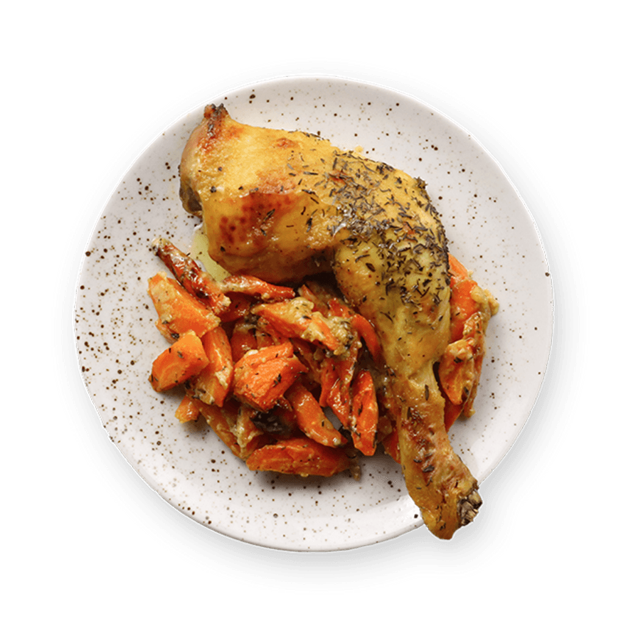 Honey-Mustard Chicken & Carrots