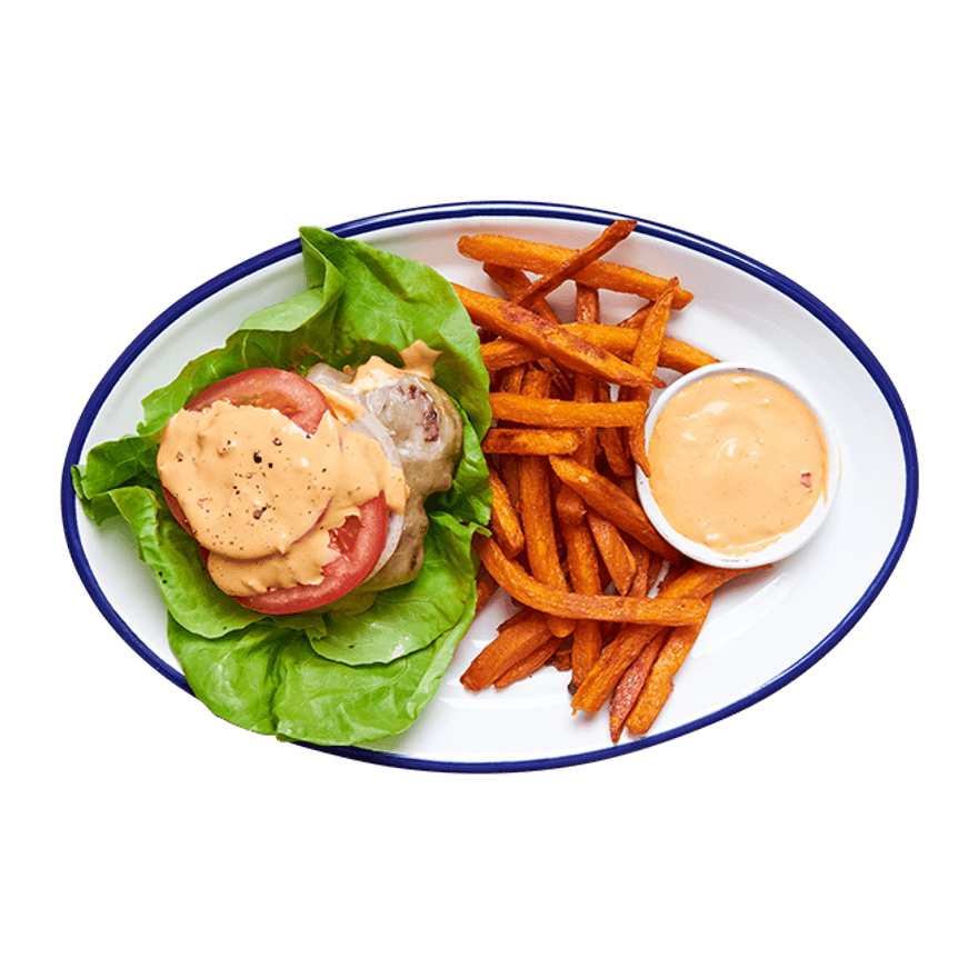 Lettuce Wrap Double Cheeseburger