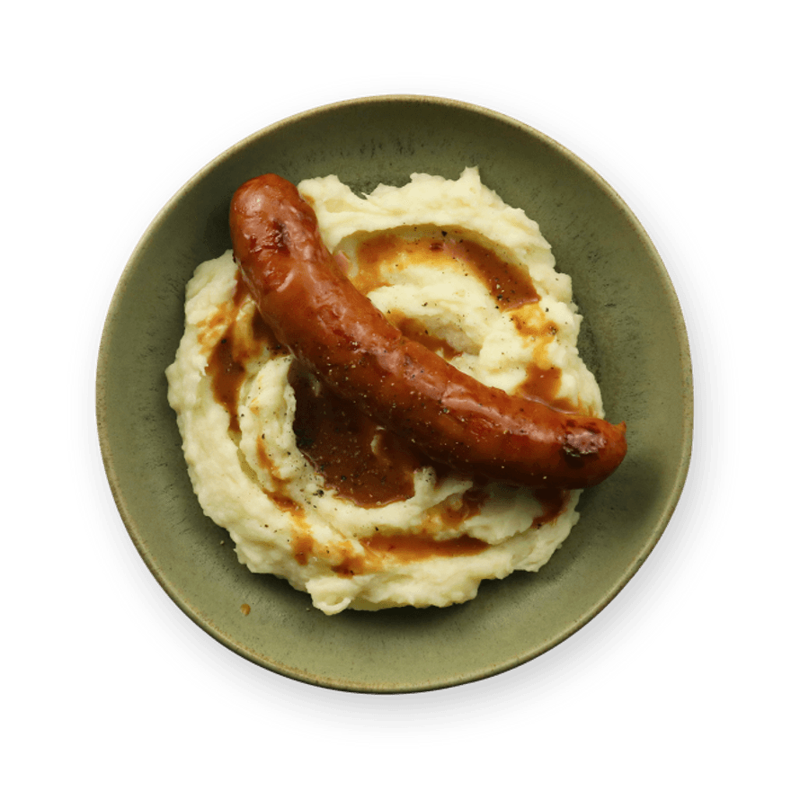 Smoked Sausage & Mashed Potatoes