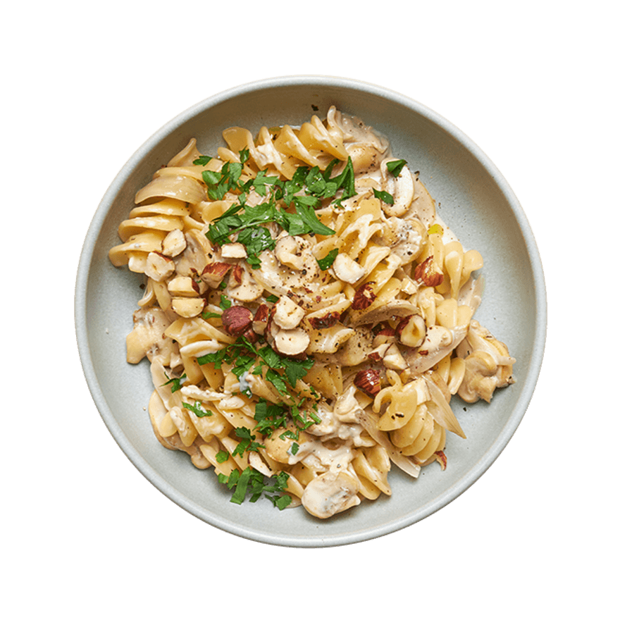 Creamy Mushroom & Garlic Pasta